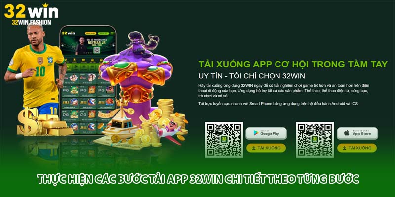 Thực hiện các bước tải app 32WIN chi tiết theo từng bước